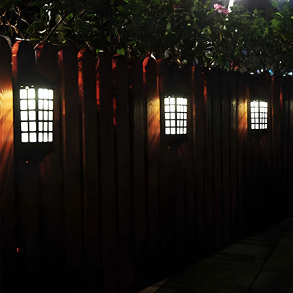 Solar LED Light-controlled Motion Sensor Modern Outdoor Wall Lamp