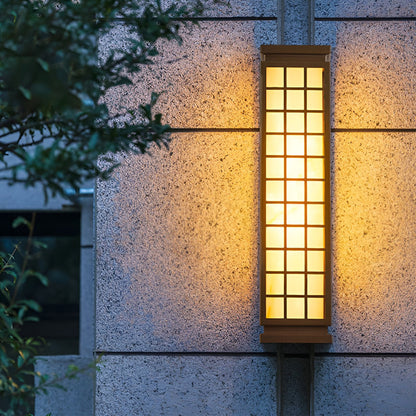 Classic Rectangular T5 Waterproof Vintage Outdoor Wall Lights Fixture