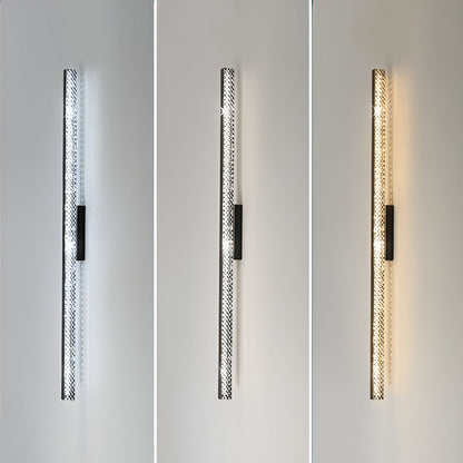 41-Inch Long Linear Acrylic Brilliant Sword LED Wall Sconce