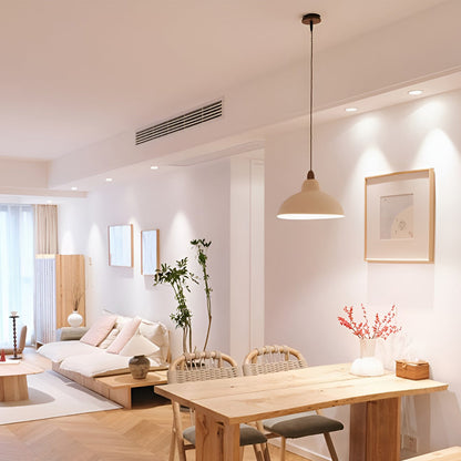 Round E27 12W White Nordic Pendant Light Hanging Lamp Chandelier