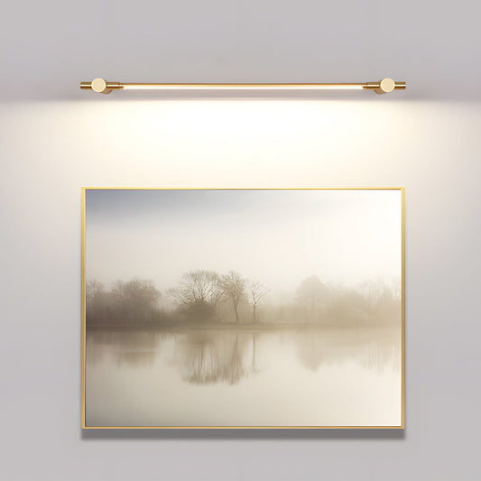 Brass Linear LED Bathroom Vanity Light 35.4’’ & 47.2’’ Elegant Mirror Lighting