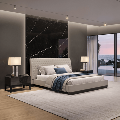 Solo King Bed - Grey