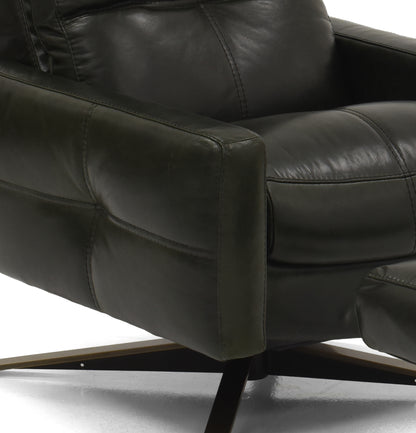 Rainier Comfort Air Chair & Ottoman - Antique Brass