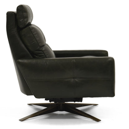 Rainier Comfort Air Chair & Ottoman - Antique Brass