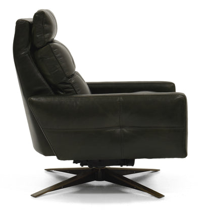 Rainier Comfort Air Chair & Ottoman - Antique Brass