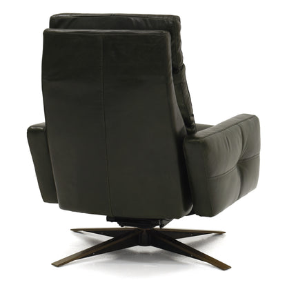 Rainier Comfort Air Chair & Ottoman - Antique Brass