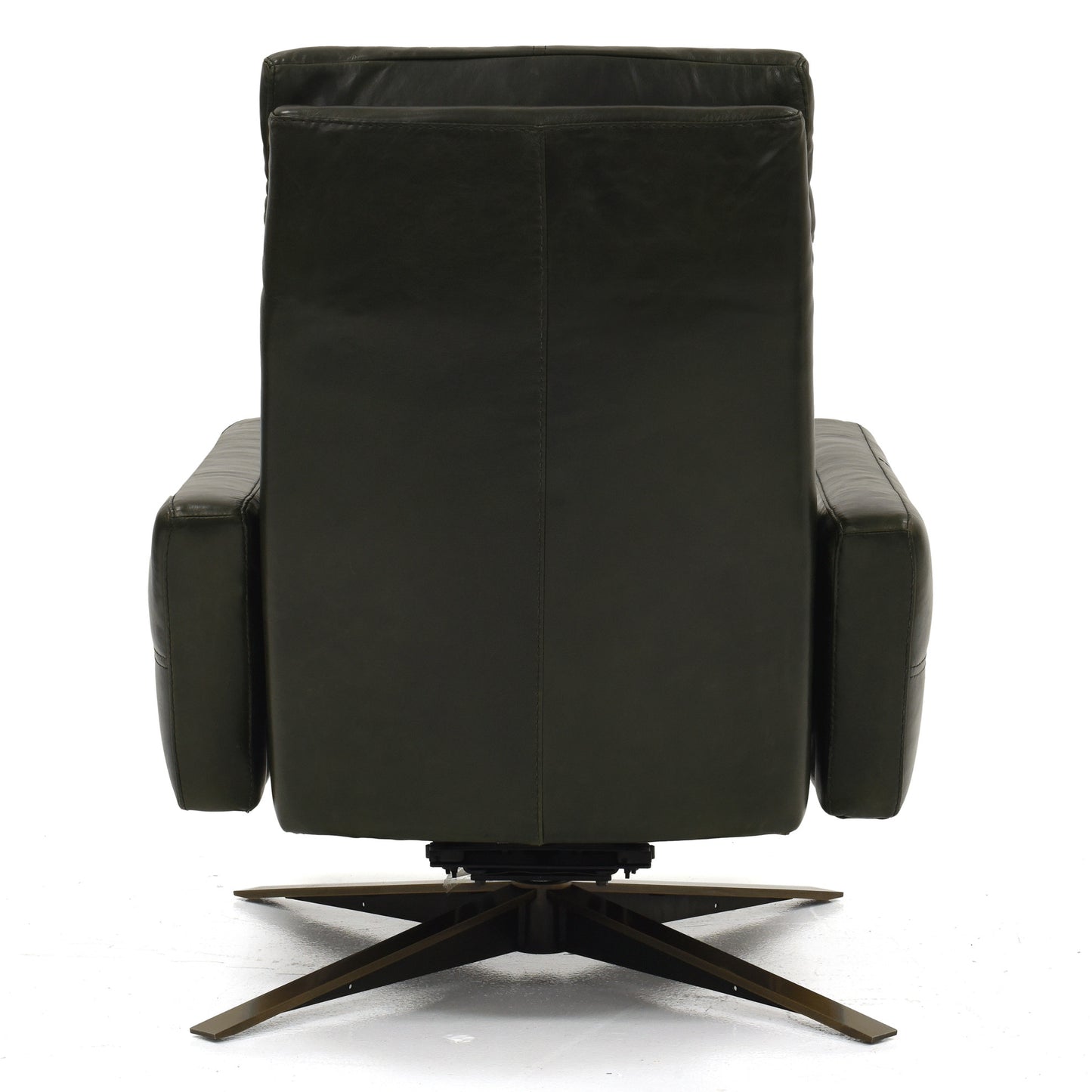 Rainier Comfort Air Chair & Ottoman - Antique Brass