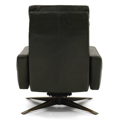 Rainier Comfort Air Chair & Ottoman - Antique Brass
