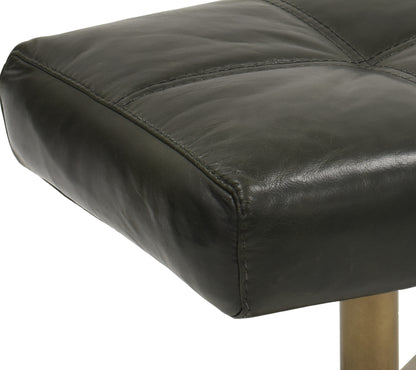 Rainier Comfort Air Chair & Ottoman - Antique Brass