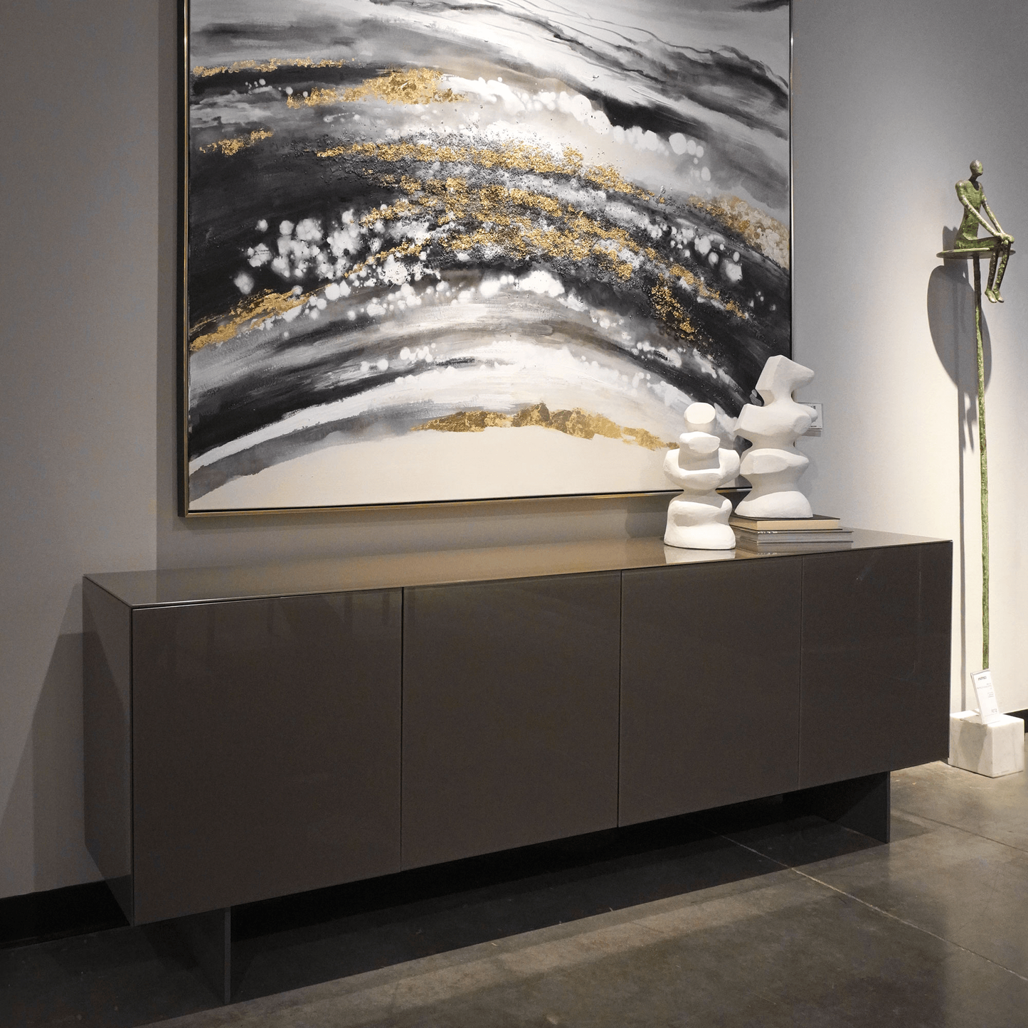 Materia Sideboard - Champagne Metallic