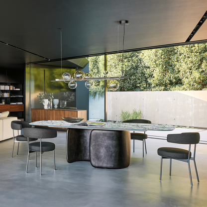 Mellow Dining Table - Brushed Bronze