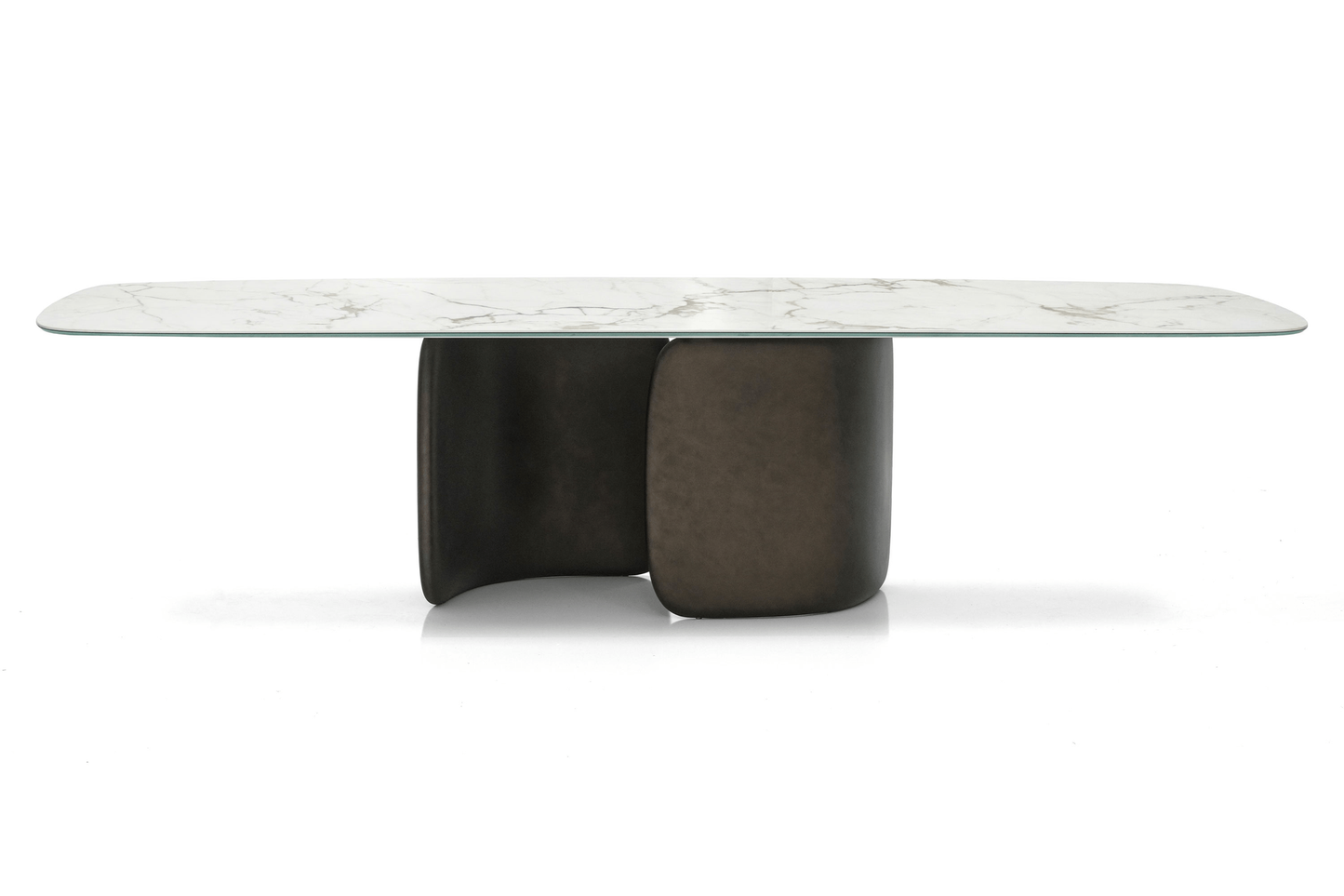 Mellow Dining Table - Brushed Bronze