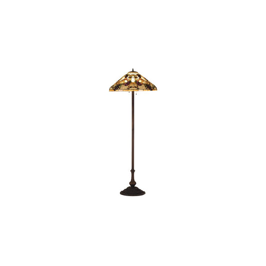 Tiffany Three Light Floor Lamp
