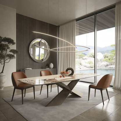 Tyron Keramik Dining Table - 94.5 In