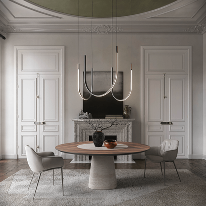 Rado Ker Wood Round Dining Table