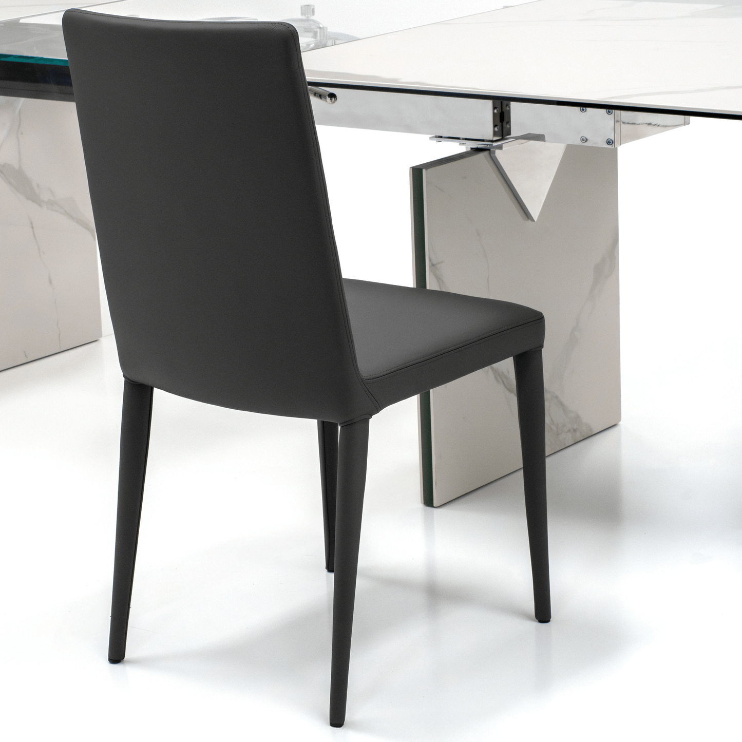 Quasar Extension Dining Table - Ceramic/Glass