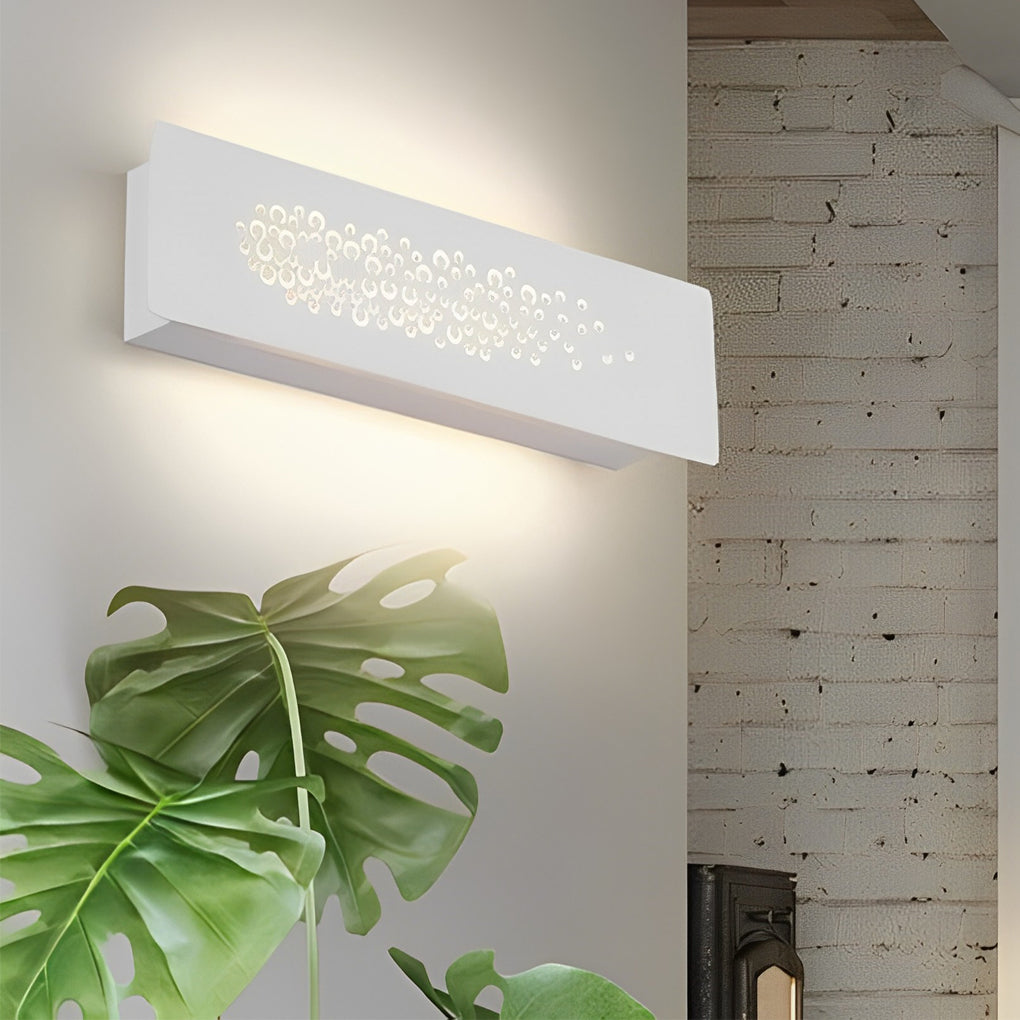 Rectangular Creative Decorative LED Nordic Bedroom Wall Light Fixtures