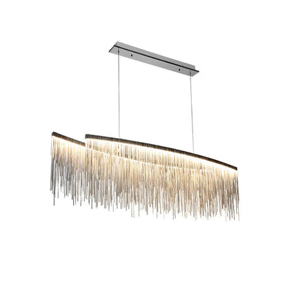 Cadena Steel Tassel Dining Room Light Fixture