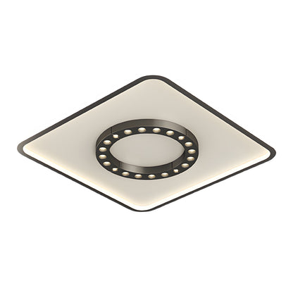 Square Round LED Anti-Glare 3 Step Dimming Modern Ceiling Lights Fixture