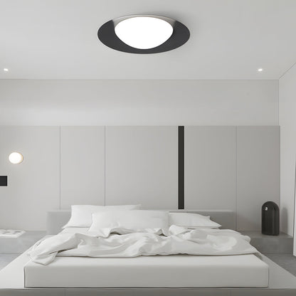 1-Light Round LED Flush Mount Ceiling Light