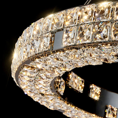 Bacci Crystal RingModern Chandelier