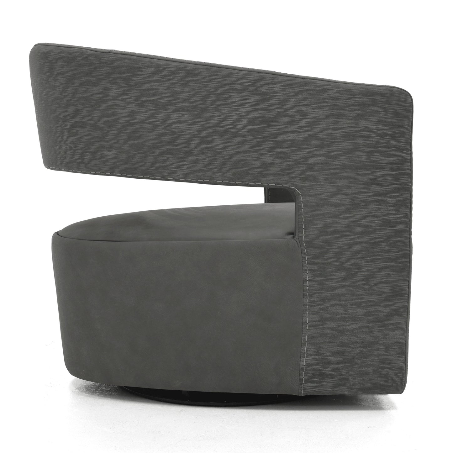 Gem Swivel Chair - Grey