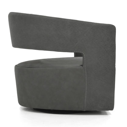 Gem Swivel Chair - Grey