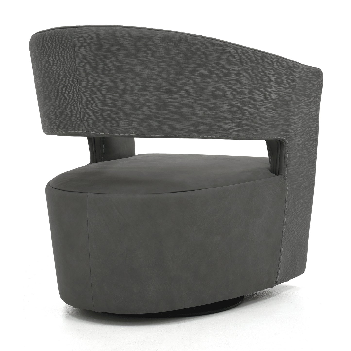 Gem Swivel Chair - Grey