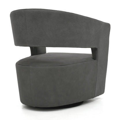 Gem Swivel Chair - Grey
