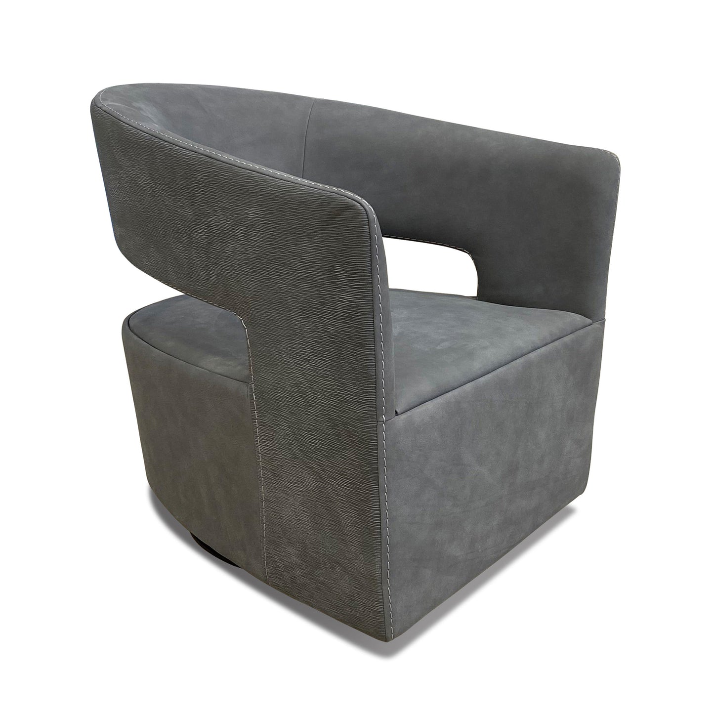 Gem Swivel Chair - Grey