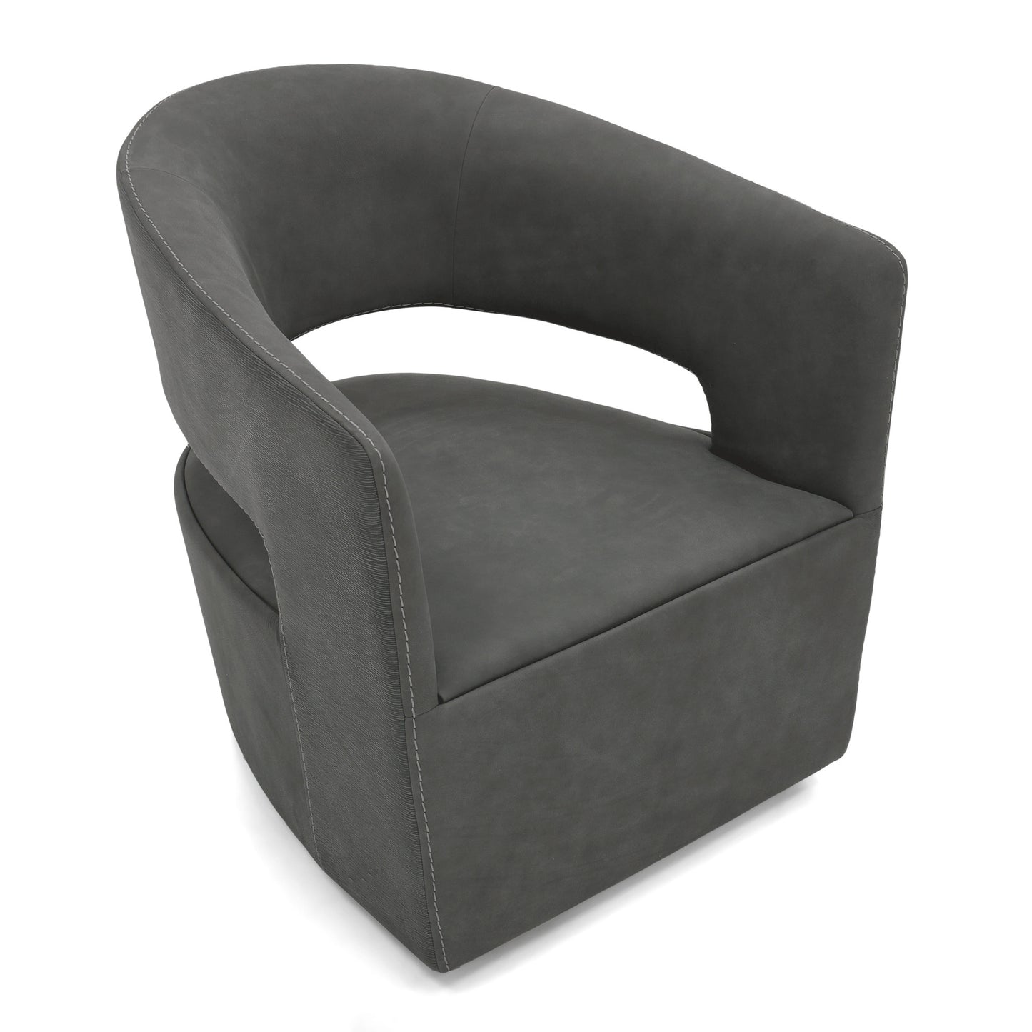 Gem Swivel Chair - Grey