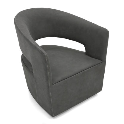 Gem Swivel Chair - Grey