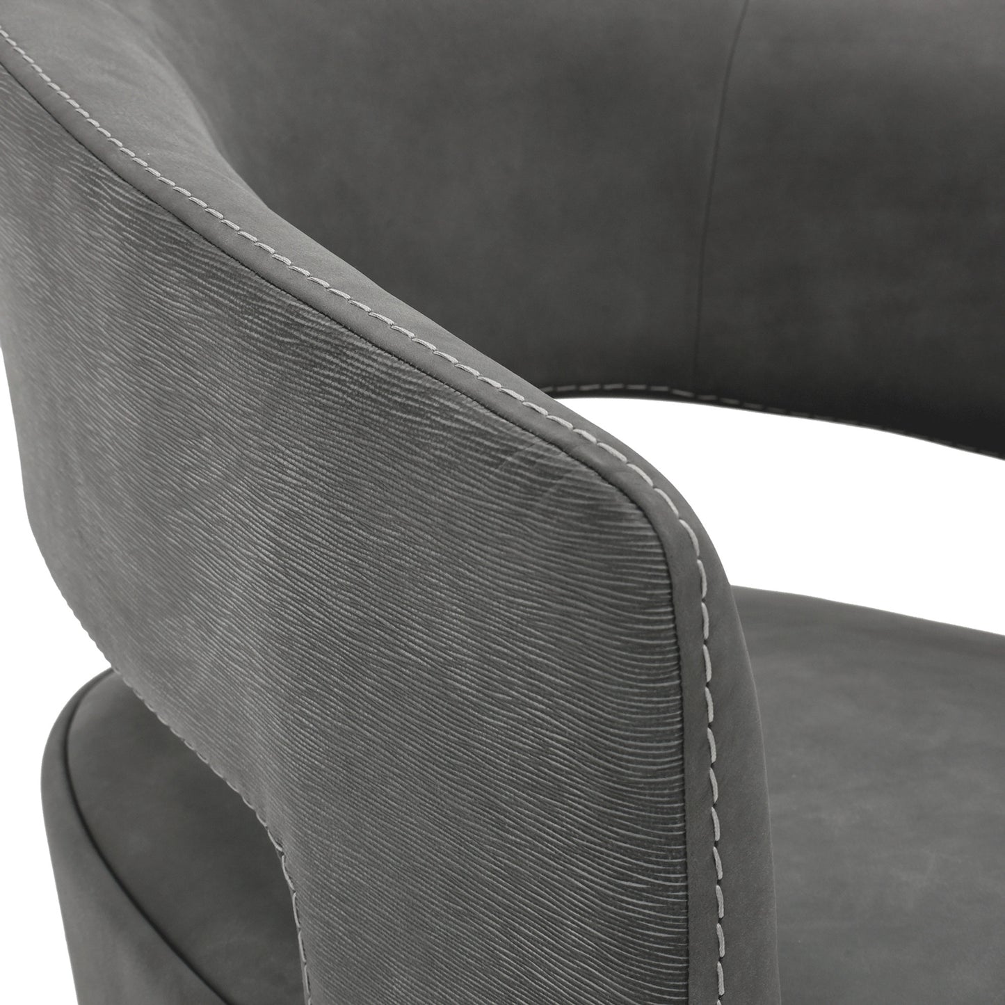 Gem Swivel Chair - Grey