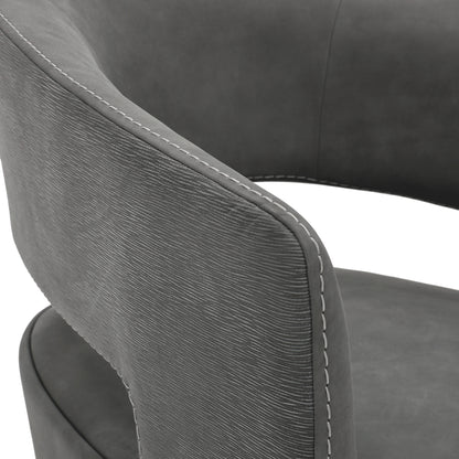 Gem Swivel Chair - Grey