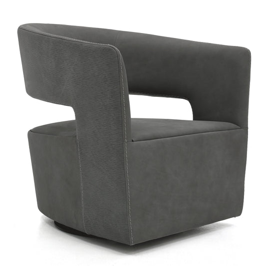 Gem Swivel Chair - Grey