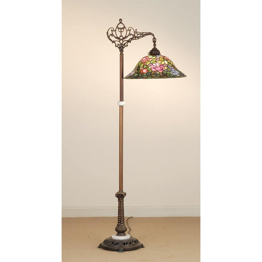 Stained Glass / Tiffany Floor Lamp from the Tiffany Rosebush Collection