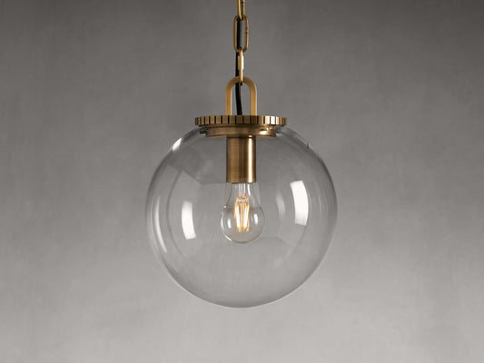 Wescott Globe Pendant with Chain