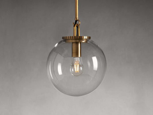 Wescott Globe Pendant with Rod