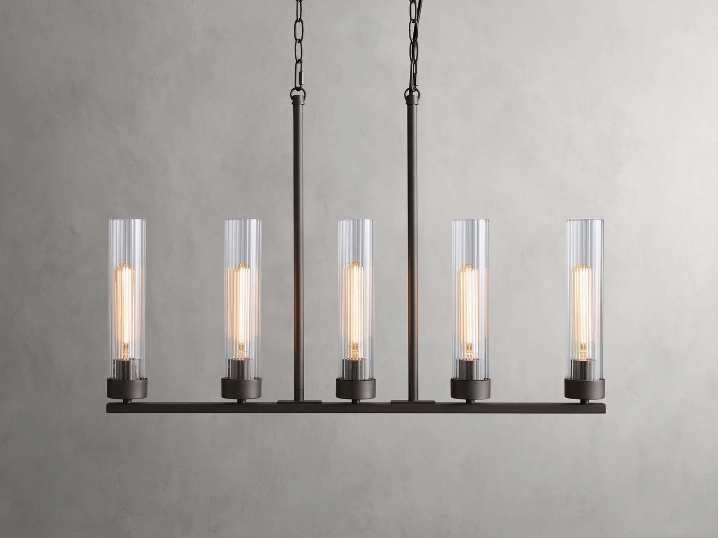Andreas 5-Light Linear Chandelier