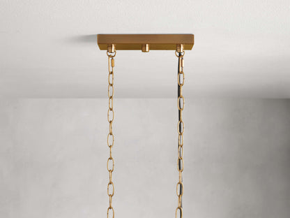 Andreas 5-Light Linear Chandelier