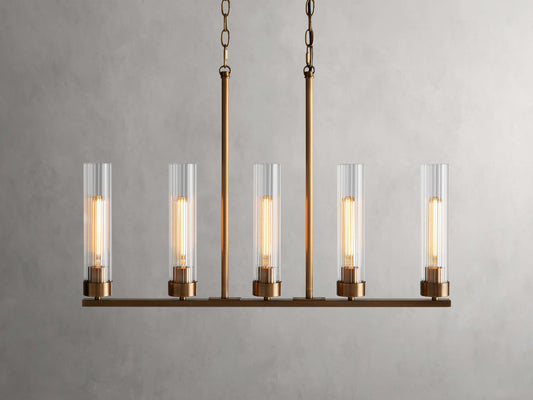Andreas 5-Light Linear Chandelier