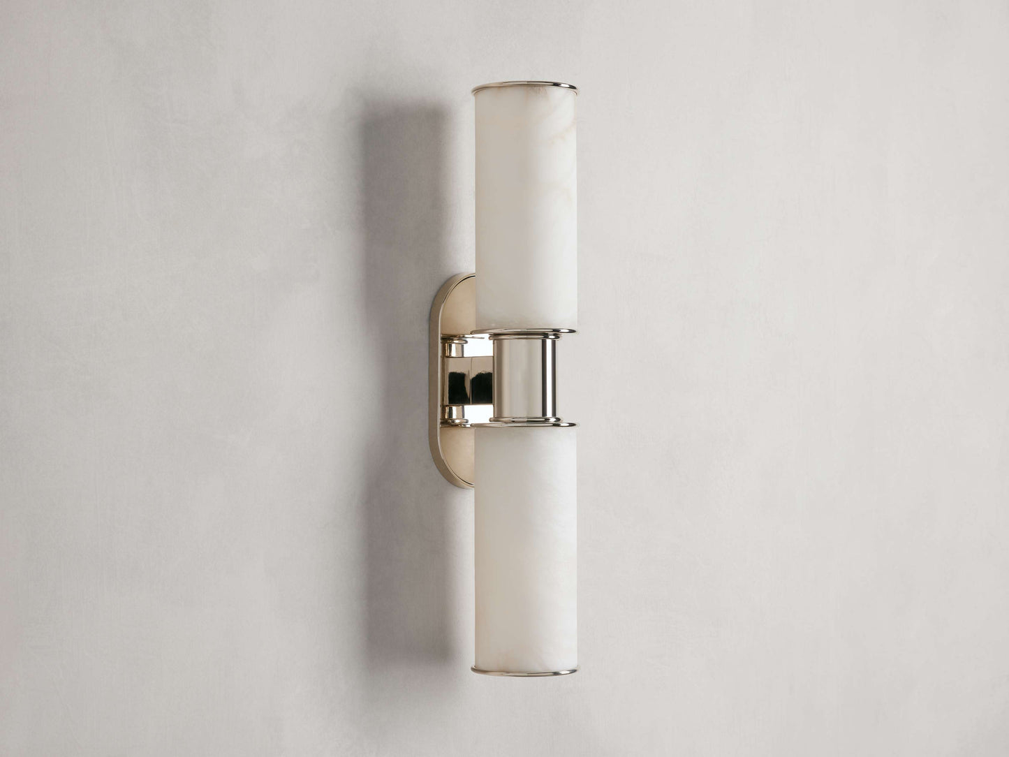 Harlin Double Sconce in Alabaster