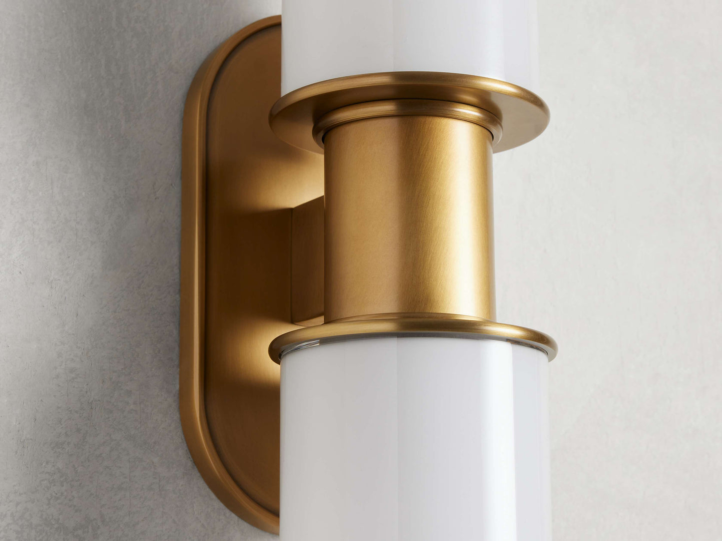 Harlin Double Sconce in Milk