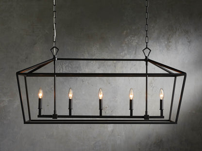 Garnet Rectangular Chandelier