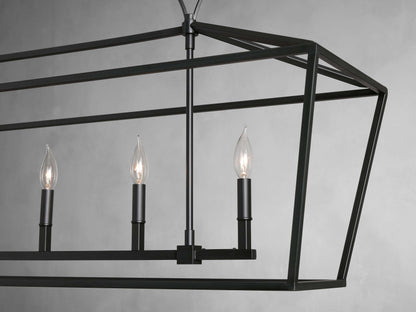 Garnet Rectangular Chandelier