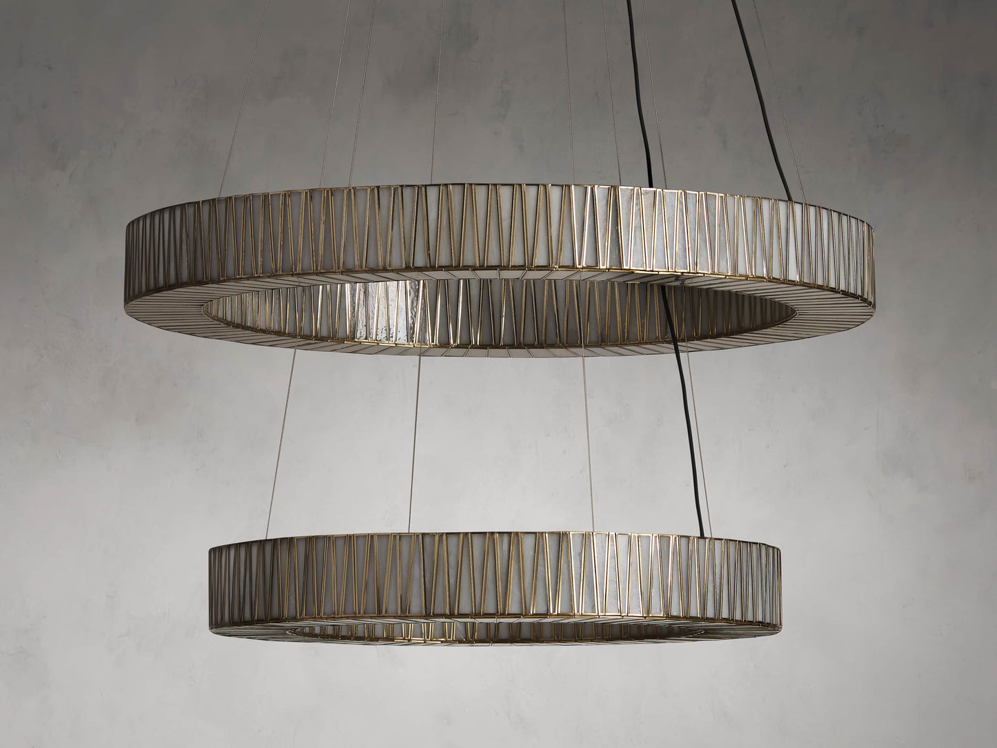 Jeunet 2-Tier Round Chandelier