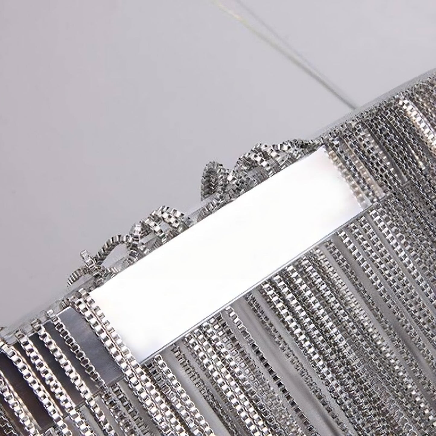 Cadena Steel Tassel Light Fixture