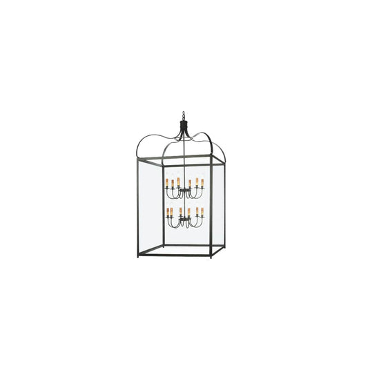 12 Light 42-1/2" Wide Pendant with Handmade Shade