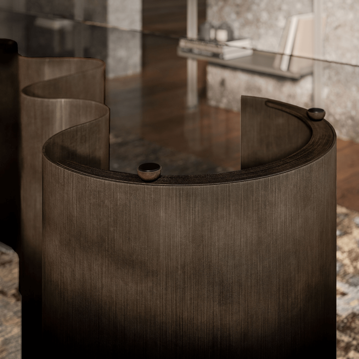 Papel Glass Dining Table - 94.5 In