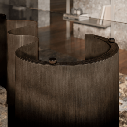 Papel Glass Dining Table - 94.5 In